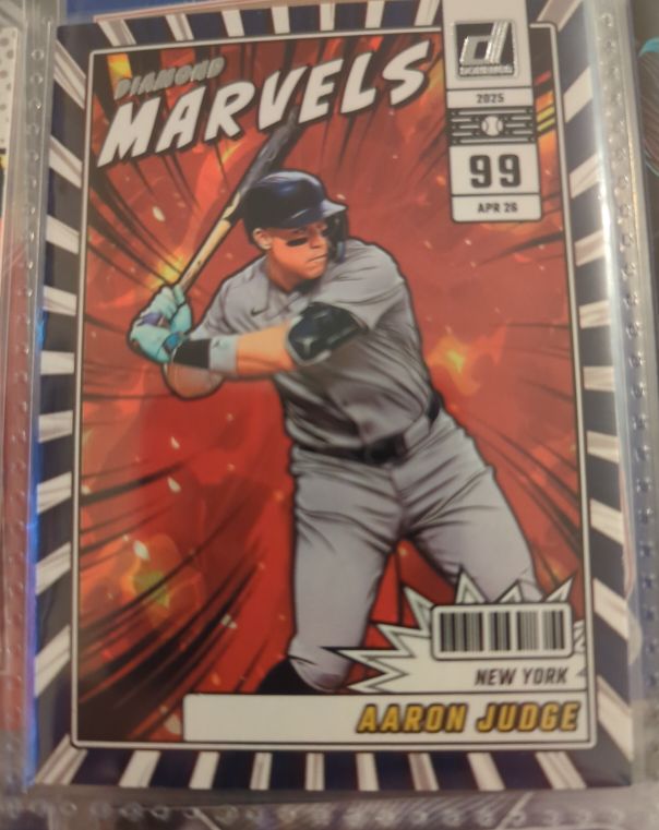 2025 Panini Donruss #16 Aaron Judge Diamond Marvels — front