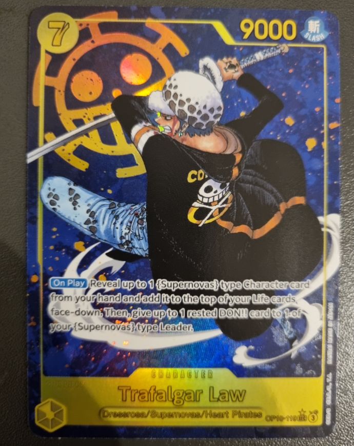 One Piece Card Game OP10-119 Trafalgar Law Royal Blood — front