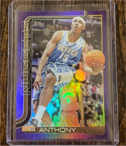 2025-26 Topps #256 Carmelo Anthony — front