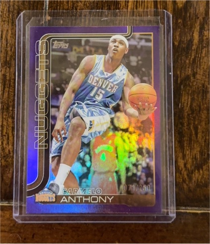 2025 Topps #256 Carmelo Anthony — front