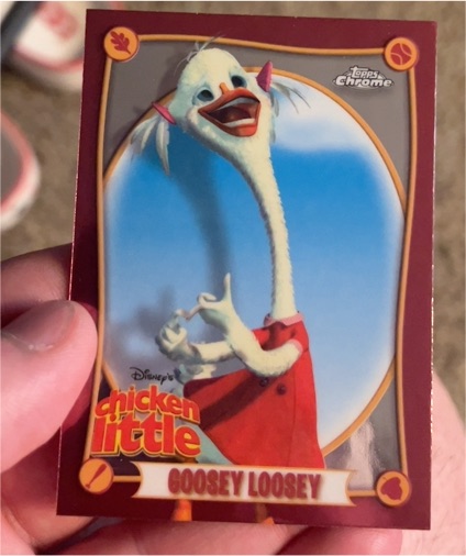 2025 Topps Chrome Disney Chicken Little Goosey Loosey #CL-8 — front