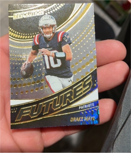 2025 Panini Revolution #6 Drake Maye Futures — front
