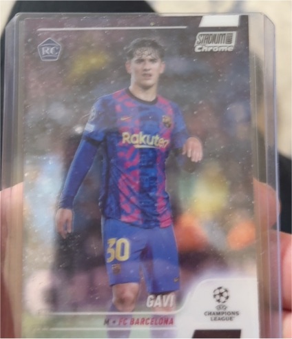 2021-22 Topps Stadium Club Chrome UEFA #31 Gavi — front