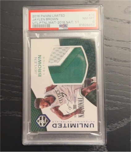 2016 Panini Limited #14 Jaylen Brown — front