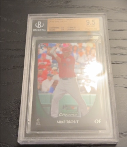 2011 Bowman Chrome #175 Mike Trout — front