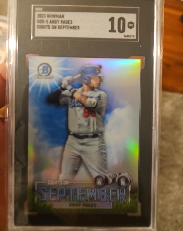 2023 Bowman Chrome #SOS-5 Andy Pages — front