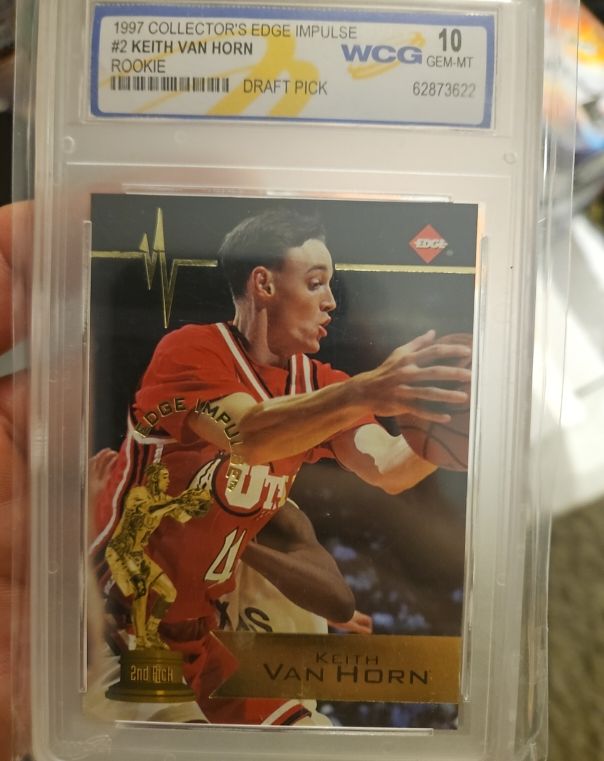 1997 Collector's Edge Impulse #2 Keith Van Horn Rookie — front