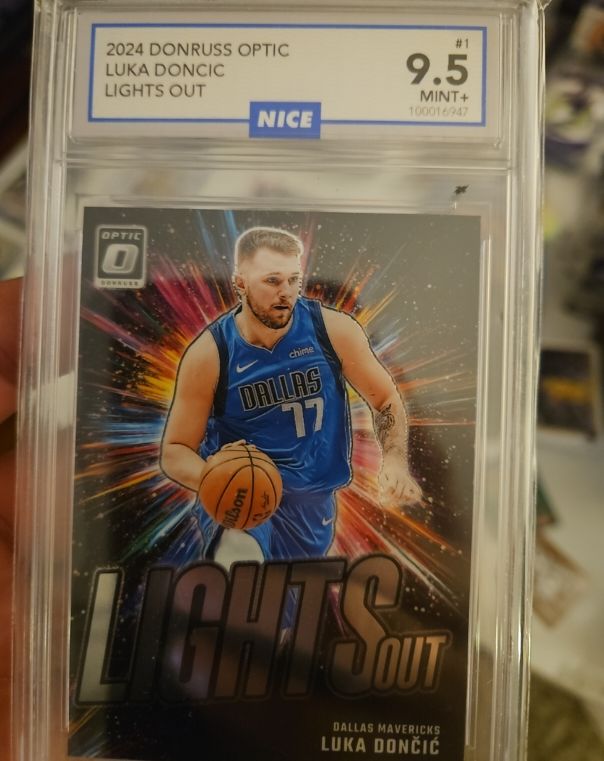 2024 Donruss Optic #1 Luka Doncic Lights Out — front