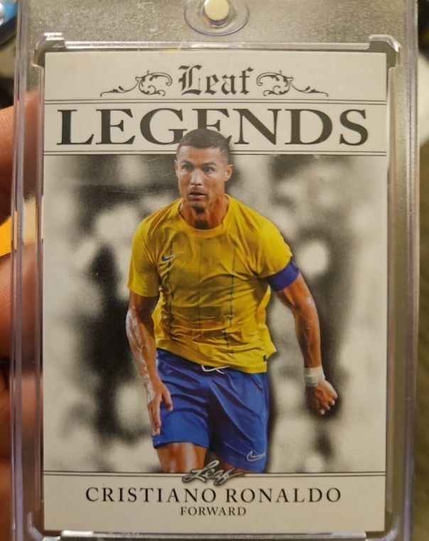 2023 Leaf Legends Edition #LA-02 Cristiano Ronaldo — front