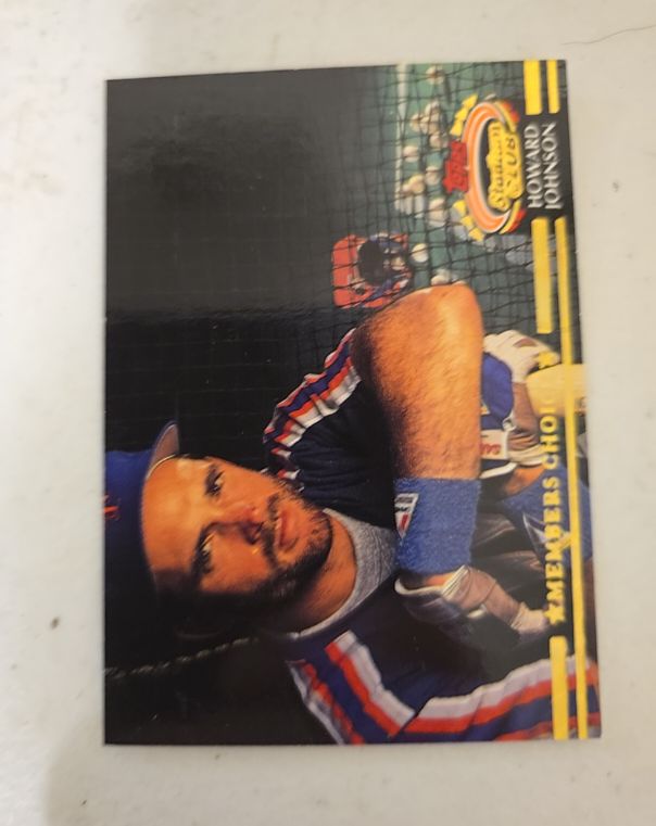 1992 Topps Stadium Club Members Choice #610 Howard Johnson — front