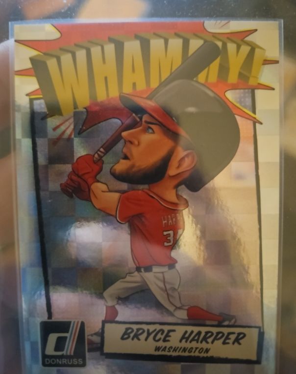 2017 Panini Donruss Whammy! #W-4 Bryce Harper — front