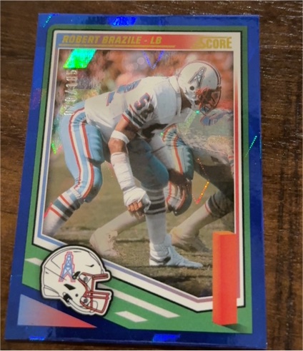 1984 Score #261 Robert Brazile — front
