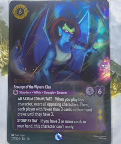 Disney Lorcana 2023 #227 Demona - Scourge of the Wyvern Clan — front