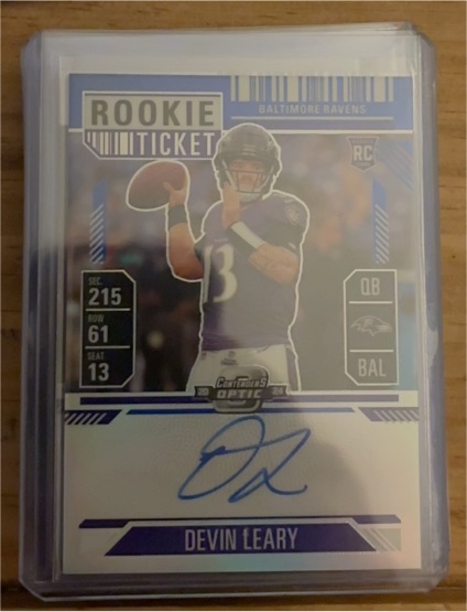 2024 Panini Contenders Optic Rookie Ticket Devin Leary — front