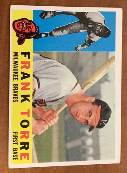 1960 Topps #478 Frank Torre — front