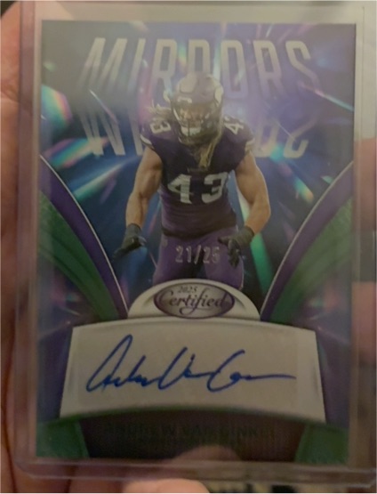 2025 Panini Certified Mirror Signatures #MS-AES Audric Estime — front