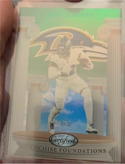 2025 Panini Certified Franchise Foundations Derrick Henry #04/25 — front