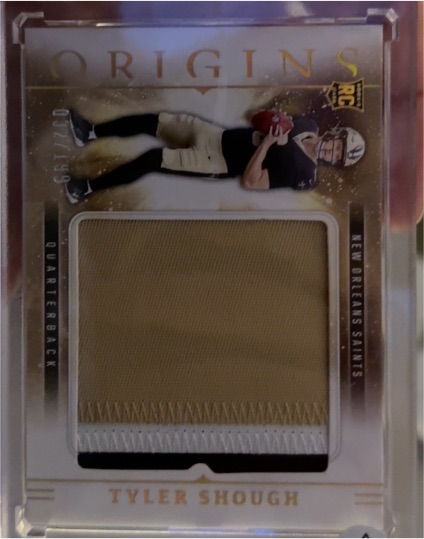 2025 Panini Origins #RJJ-TSH Tyler Shough — front