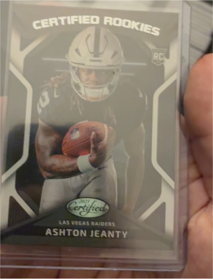 2025 Panini Certified #CRKAJY Ashton Jeanty — front