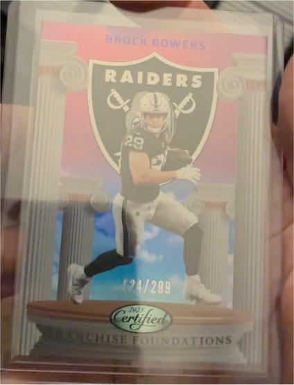 2025 Panini Certified Franchise Foundations #FFO-BBS Brock Bowers — front