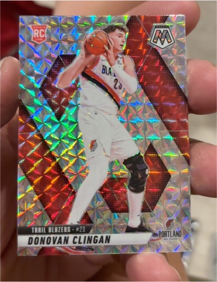 2024-25 Panini Mosaic #246 Donovan Clingan — front