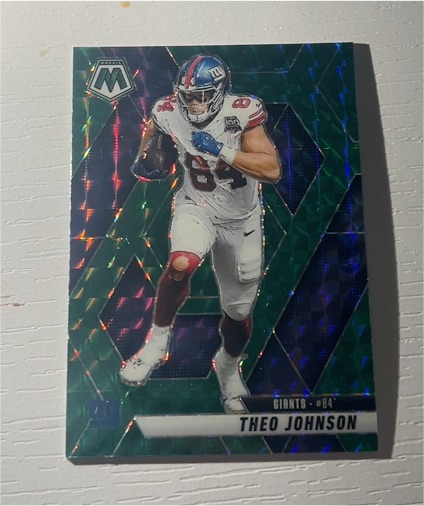 2024 Panini Mosaic #84 Theo Johnson — front
