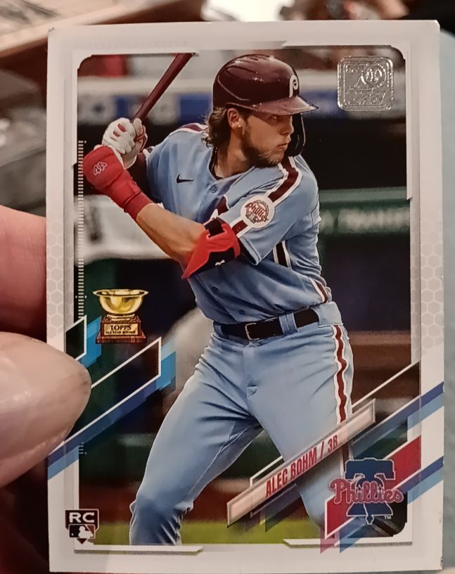 2021 Topps #277 Alec Bohm Rookie Card — front