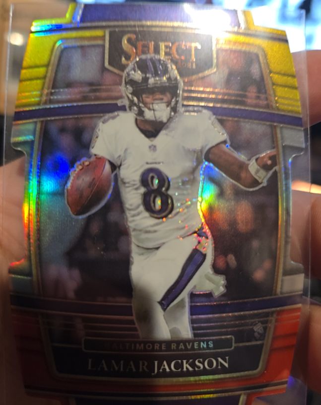 2021 Panini Select #5 Lamar Jackson — front