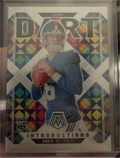 2025 Panini Mosaic Introductions #2 Jaxson Dart — front