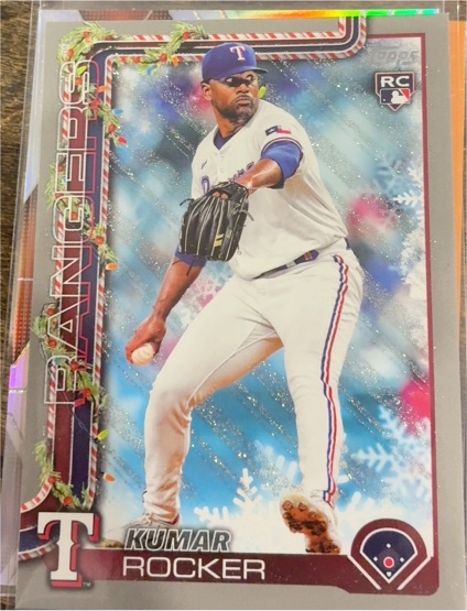 2025 Topps Holiday #H148 Kumar Rocker — front