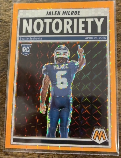 2025 Panini Mosaic #15 Jalen Milroe Notoriety — front