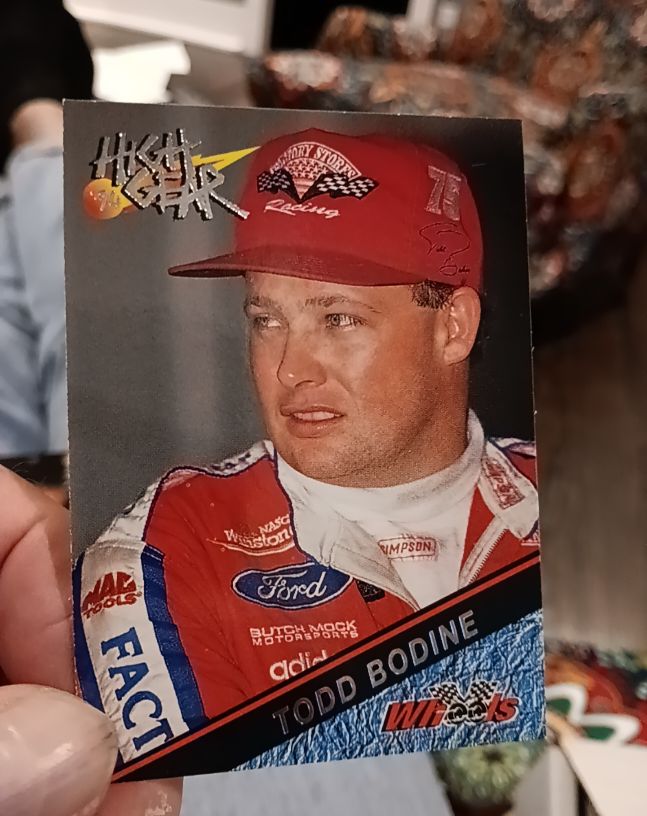 1994 Wheels High Gear #102 Todd Bodine — front