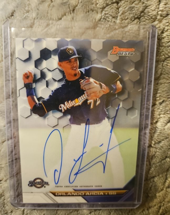 2016 Bowman's Best #B16-OAR Orlando Arcia — front