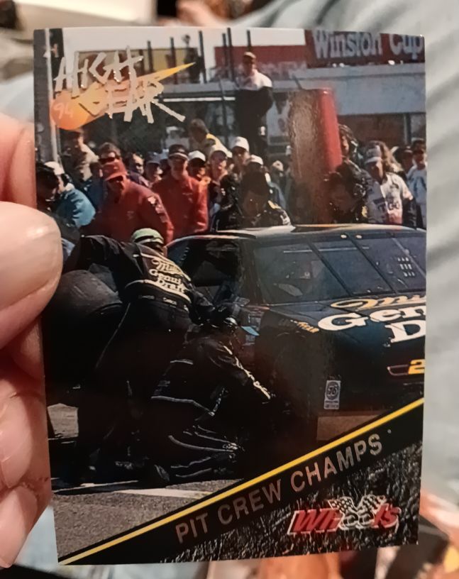 1994 Wheels High Gear #70 Pit Crew Champs Miller Genuine Draft — front