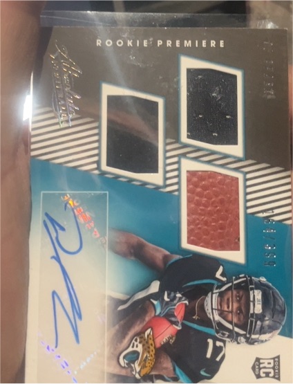 2018 Panini Absolute Rookie Premiere #165 DJ Chark Jr. — front