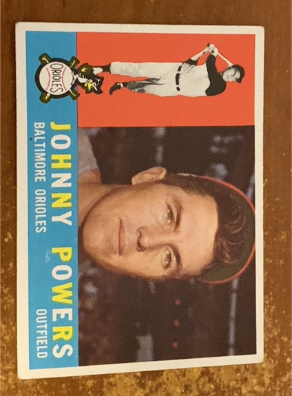 1960 Topps #422 Johnny Powers — front