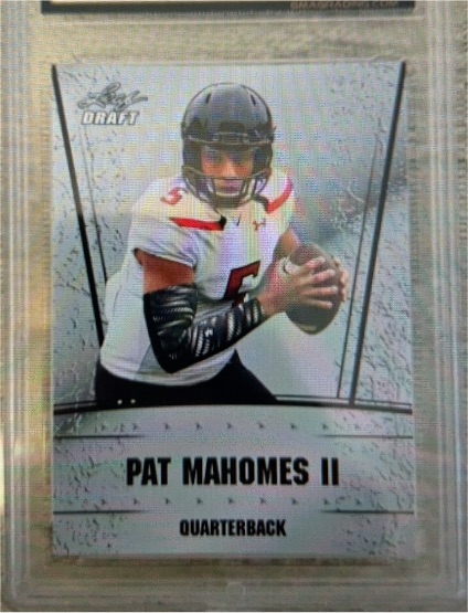 2017 Leaf Draft #07 Pat Mahomes II — front