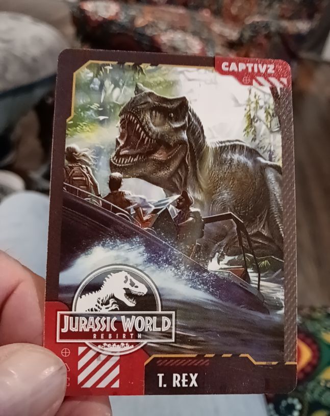 2021 Jurassic World Rebirth Captivz T. Rex — front