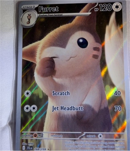 2023 Pokémon Scarlet & Violet Journey Together #168/159 Furret — front