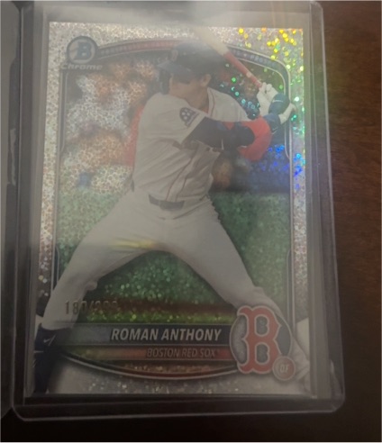 2025 Bowman Chrome #BCP-167 Roman Anthony — front