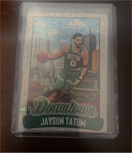 2025 Panini Downtown #DT-1 Jayson Tatum — front