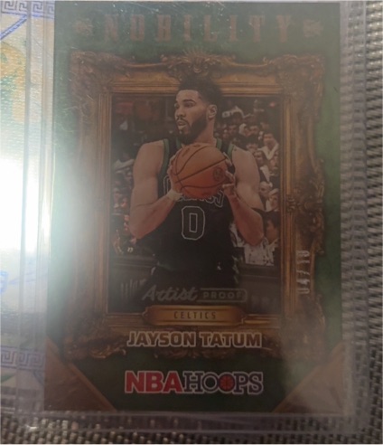 2024-25 Panini NBA Hoops Nobility #7 Jayson Tatum — front