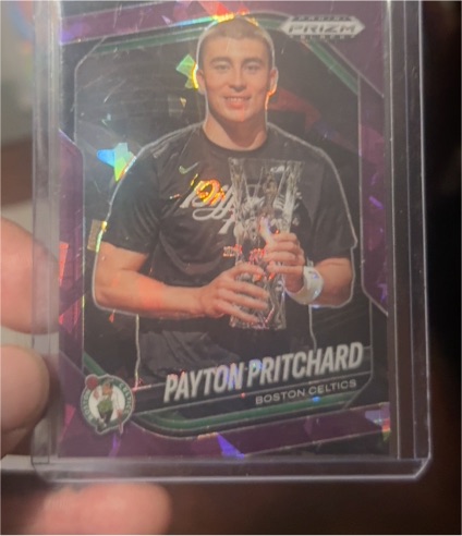 2024-25 Panini Prizm Black #212 Payton Pritchard — front