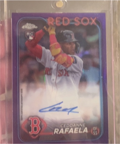2024 Topps Chrome Rookie Autographs #RACR Ceddanne Rafaela — front