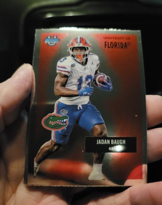 2025 Bowman University Chrome #55AV-22 Jadan Baugh — front