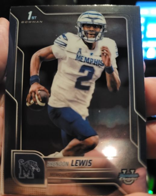 2025 Bowman University Chrome #46 Brendon Lewis — front