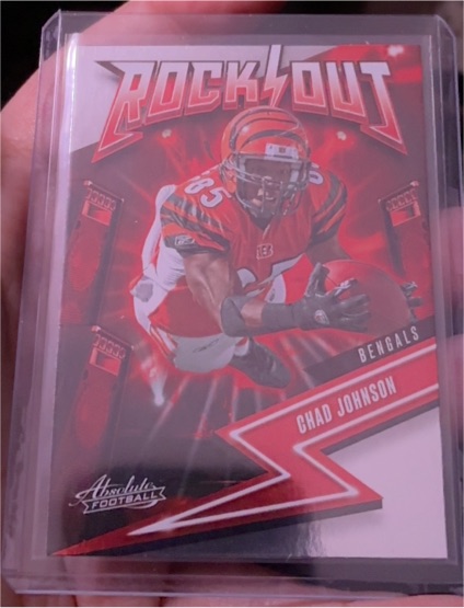 2023 Panini Absolute #1 Chad Johnson Rock Out — front