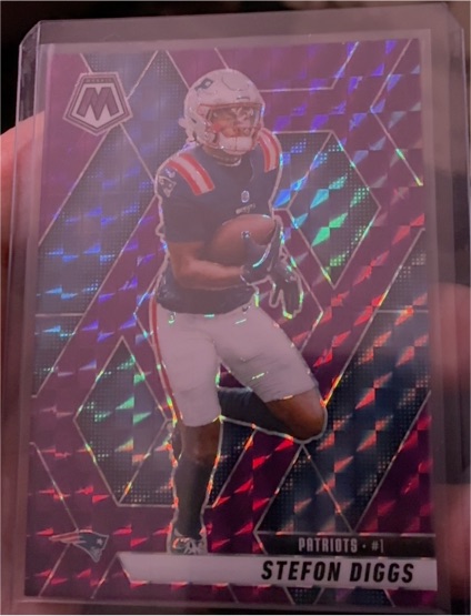 2025 Panini Mosaic #1 Stefon Diggs — front