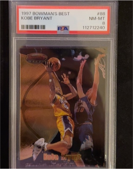1997 Bowman's Best #88 Kobe Bryant — front