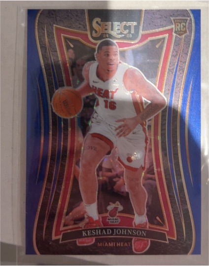 2024-25 Panini Select #387 Keshad Johnson — front